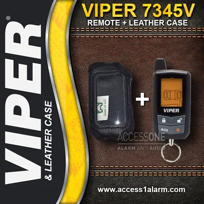 Viper 7345V 2-Way LCD Remote Control AND Leather Case For The Viper 3305V • $135.99