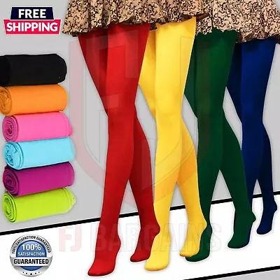 £3.84 • Buy Ladies Opaque Tights 60 Denier Best Match S/M/L  Women Tights Different Colors