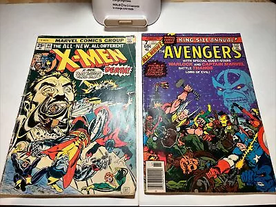 Uncanny X-Men #94 1975 & Avengers Annual #7 NO RESERVE • $29.99