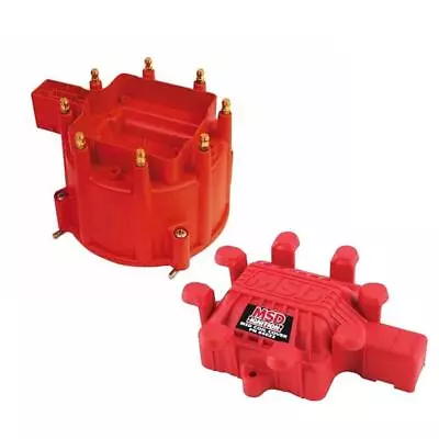 MSD 84111 Extreme Output GM HEI Distributor Cap & Coil Cover Red • $69.99