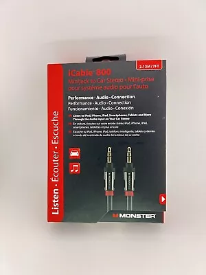 Monster ICable 800 Audio Adapter 56172 Male To Male 3.55MM • $11.98