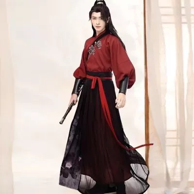Cosplay Costume Men Oversized Chinese Traditional Clothes Vintage Hanfu Outfit • £69.18