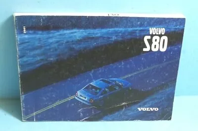 01 2001 Volvo S80 Owners Manual  • $8.70