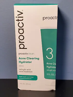 Proactiv Clean Step 3 Acne Clearing Hydrator - 3 Oz - New In Box! Exp 2/2025 • $14.95