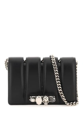 $3664.17 • Buy Alexander Mcqueen 'The Slash' Shoulder Bag  Black Leather