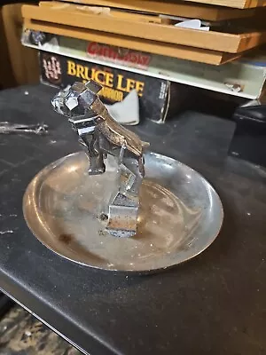 Vintage Mack Truck Chrome Bulldog Ashtray - LARGE BULLDOG • $50