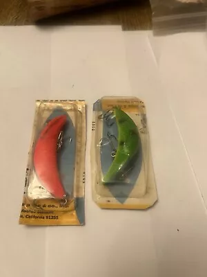 Vintage Eddy Pope’s Fishback Lures Lot Of Two.  • $14