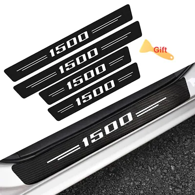 4pcs For Ram 1500 Accessories Truck Cab Door Sill Plate Step Threshold Stickers • $9.99