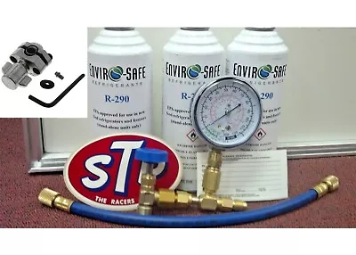 Enviro-Safe R290 Name Change Alt Refrigerant 1/4 5/16 3/8 Line Tap • $76.95