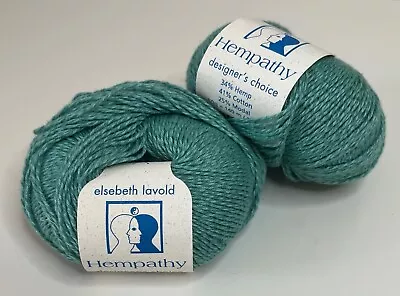 Hempathy Designer's Choice Elsbeth Lavold Hemp Blend Yarn - 2 Skeins Yarn Crafts • $17.41
