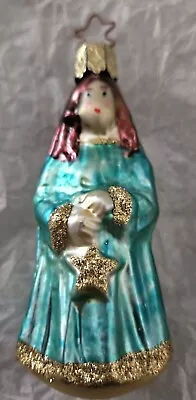 Vintage Retired Merck OWC Inge-Glas Glad Tidings Angel #1085 Christmas Ornament  • $12