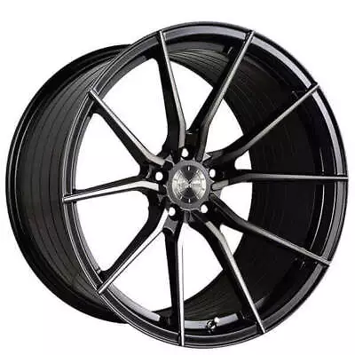 (4) 21  Staggered Vertini Wheels RFS1.2 Black Tint Face Rims (B6) • $1900