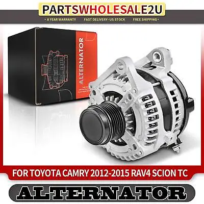 $137.99 • Buy Alternator For Toyota Camry RAV4 Scion TC L4 2.5L 100A 12V CW 6-Groove Pulley