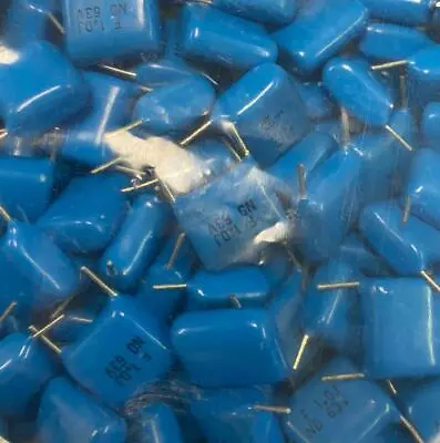 METALLIZED POLYESTER FILM CAPACITOR 1.0uF 63V 5%  **NEW**  Qty.5 • $4.99