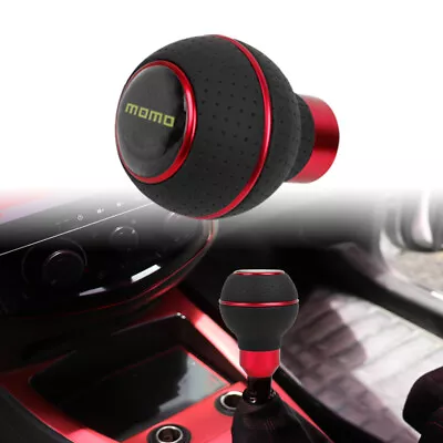 Universal Manual MOMO Red & Black Ball Car Gear Lever Shifter Shift Knob • $16.99