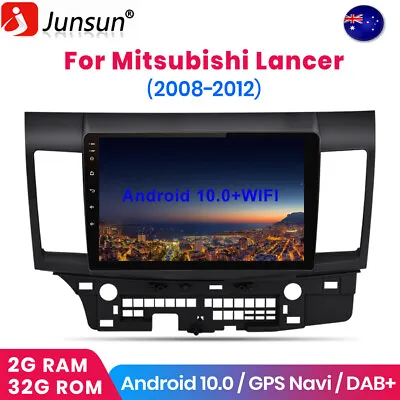 $279.99 • Buy For Mitsubishi Lancer 2008-2012 10''Android10 Car Stereo Radio GPS Navi RDS DAB+