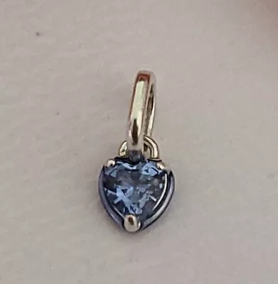  Pandora ME Collection Blue Chakra Heart Mini Dangle Charm 793042C02 • $45