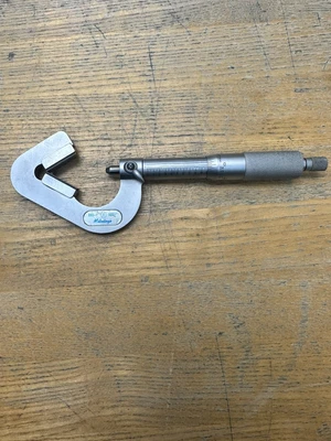 $95 • Buy Mitutoyo 114-202 V Anvil Micrometer .093-1   .0001 MIC CARBIDE FACE