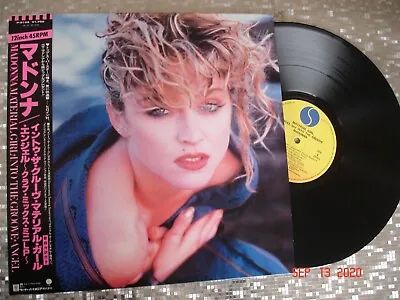 Madonna   💍Material Girl Angel Into The Groove    Japan EP W/OBI Sire P-5199 • $14.99