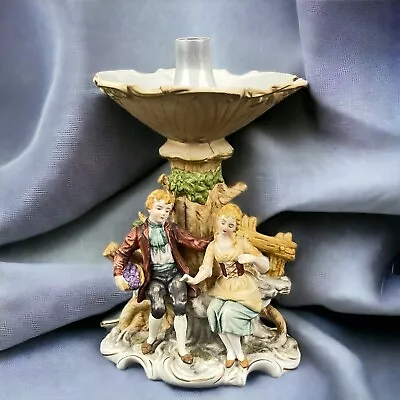 Vintage Courting Couple Table Lamp Figurine Decor ARDCO (READ) • $25.20