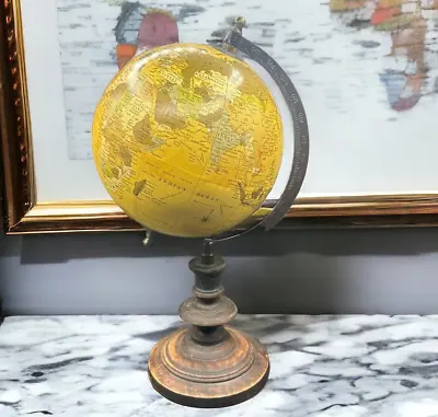 World Globe Wood Stand 2008 Government Of India 16  Tall Globe Desk Home Decor • $19.80