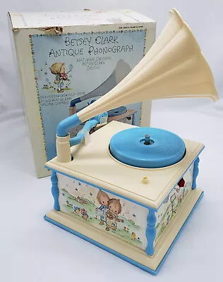 Betsey Clark  Antique  Phonograph Hallmark 1973 Works • $28