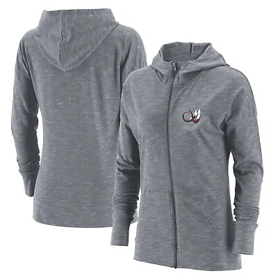 Women's Heather Gray Colorado Mammoth Primary Logo Full-Zip Hoodie • $49.99