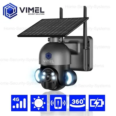 24/7 Solar 4G Security Camera Construction Site Farm APP LIVE Monitoring • $199