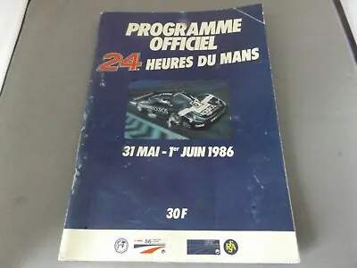 1986 Le Mans 24 Hour Programme • £9.99