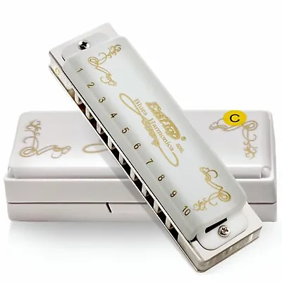 EASTTOP Diatonic Blues Harmonica Key Of A/C/G 10Holes Harp Mouth Organ Harmonica • $21.99