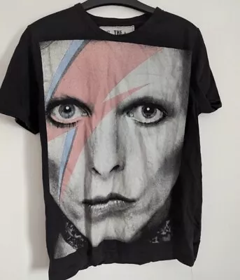 David Bowie T Shirt Glam Rock Band Merch Tee Size Small • £14.50