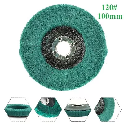 Polishing Buffiing Wheel 4in Flat Type 27 320 Fine Grade For Metal Finishing • $8.08