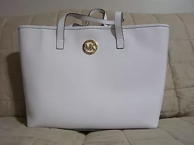 Michael Kors Jet Set Medium Travel Tote (Optic White) - NWT • $139.99