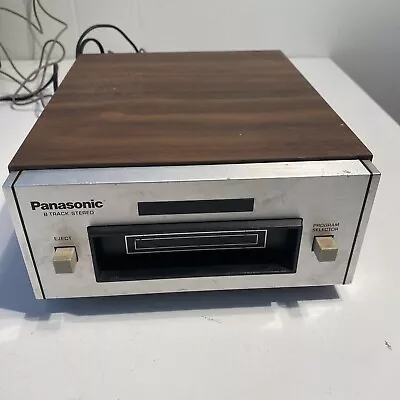 8 TRACK PLAYER PANASONIC RS 801AUS Works But Does Not Change Tracks • £28.91