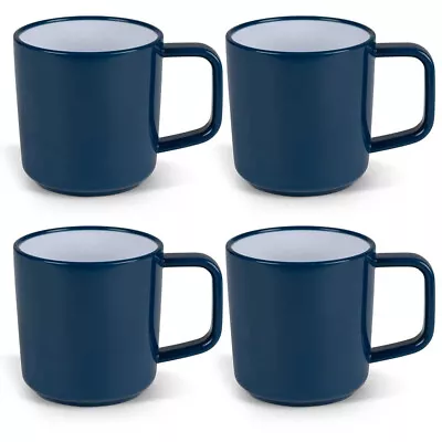 Kampa ABS Plastic Anti Slip Base Heat Resistant Camping Mug Set - Midnight • £18.68