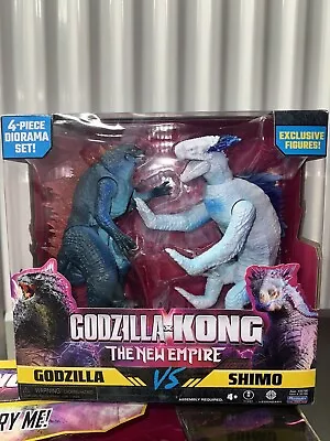 Godzilla X Kong The New Empire - Godzilla Vs Shimo 2 PACK  - IN HAND - FAST SHIP • $38.99