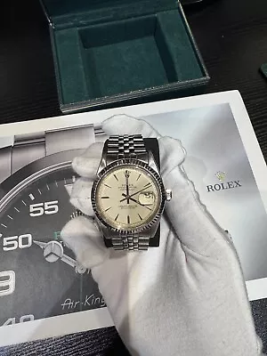 Rolex Datejust White Men's Watch - 1601 • £3250