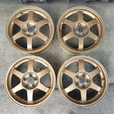 $1417.30 • Buy JDM Rays Eng Sti 16  Wheels 100x5 For Subaru Sf5 Gf8 Gc8 Forester Wrx Impreza