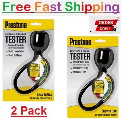 Prestone Tester Coolant Top Engine Performance Resist Boiling 2 Pk. • $11.30