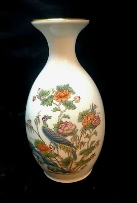 $14.50 • Buy Wedgwood Bone China Kutani Crane Vase 5  Multicolored Gold Trim