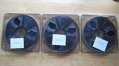 Lot Of 3 Vintage Super 8 Home Movie Film Reels 1970's - 80's Alaska • $15.95