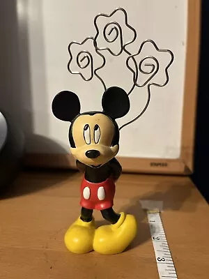 Mickey Mouse Photo Holder Display Figurine Card Disney Collectible • $8.75