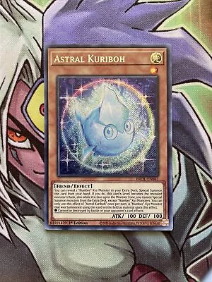 £9.45 • Buy BROL-EN061 Astral Kuriboh Secret Rare 1st Edition Near Mint Yugioh Card 
