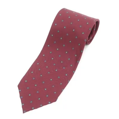 E.G.CAPPELLI Tie Necktie Men's Fashion Suit Shirt Silk 100% Width 8.7cm Red • $126.34