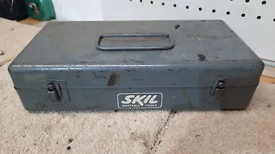 Vintage SKIL Metal Box (Handle & Both Clips Work) • $26