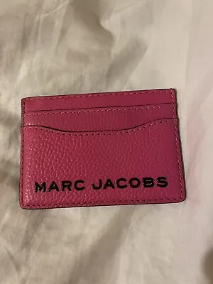 $54.99 • Buy Marc Jacobs Hot Pink Key Leather Multi Logo Wallet Coin Card