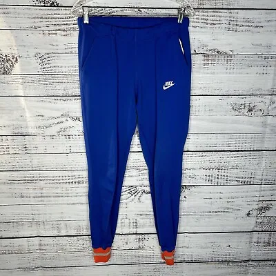 Vintage 80s Nike Blue Tag Pleated Track Pants Joggers Cuffed Pants Men’s Medium • $22.22