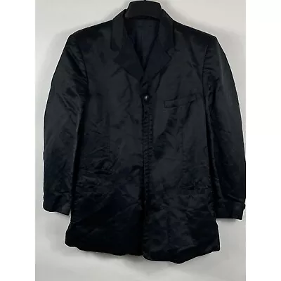 Vintage Versace Classic V2 Single Breasted Blazer Black Made In Italy B723 • $149