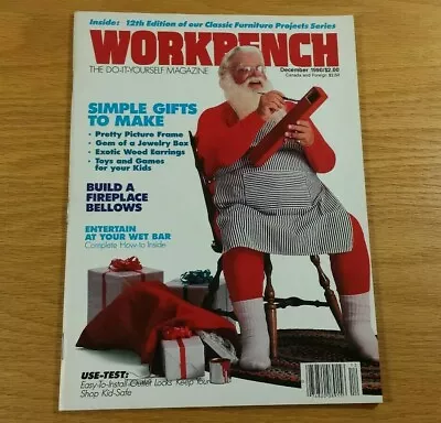 WORKBENCH The Do-It-Yourself Magazine Vintage Issue From December 1990 • $5.99