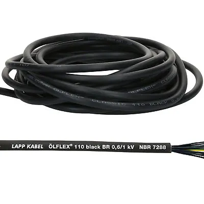 10 Meter Lapp Cable 1120280 OILFLEX CLASSIC 110 Black 0.6/1kV 12G1 Line Strand • $63.71